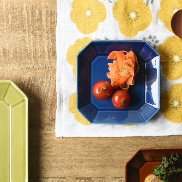 OCTO(オクト) 八角プレート S ネイビーブルー