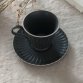 Grace cup & saucer - black