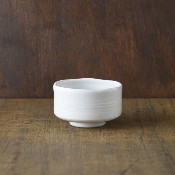 Kushime matcha bowl - white
