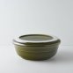 TRIP WARE Shallow Bowl 160 + Lid 160 - green glaze