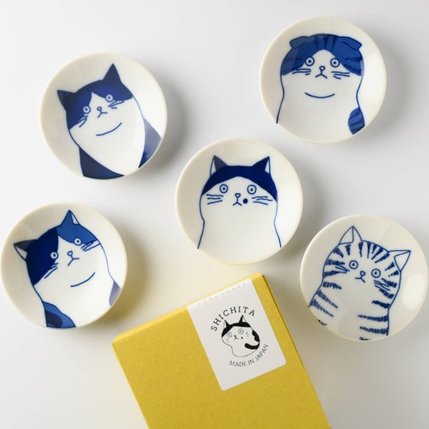 SHICHITA cat mini plate set