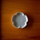 miyama gaku line carved bean plate quince - celadon porcelain