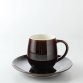 Suprem coffee cup & saucer garnet