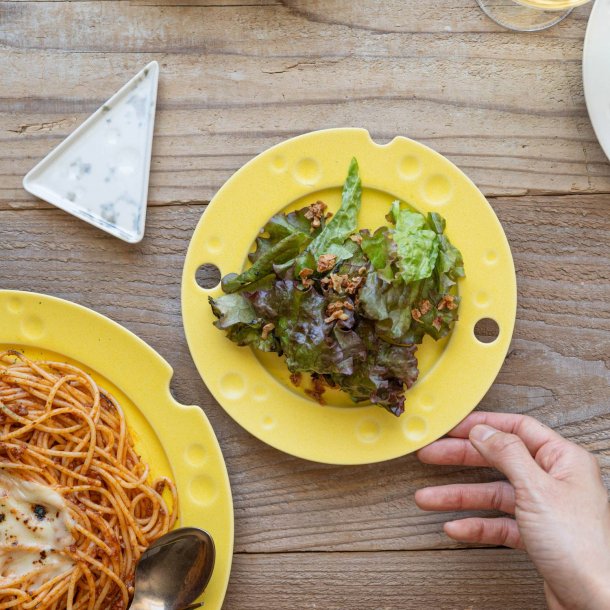 深山(miyama.) cheese-チーズ- 18cmプレート イエローチーズ