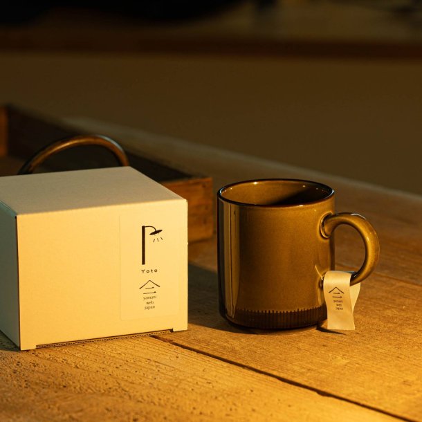 Japanese Yoto Mug Cup - Forest Oribe Green